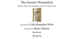 Desktop Screenshot of greatestwinemakers.com