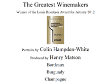 Tablet Screenshot of greatestwinemakers.com